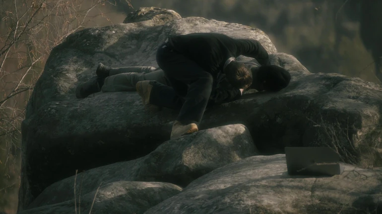 Кадри з фільму “Мандрівник” Яреми Малащука та Романа Хімея, 2022.