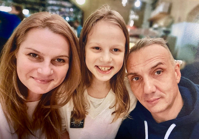 Останнє фото разом із дружиною Анною та донькою Олею