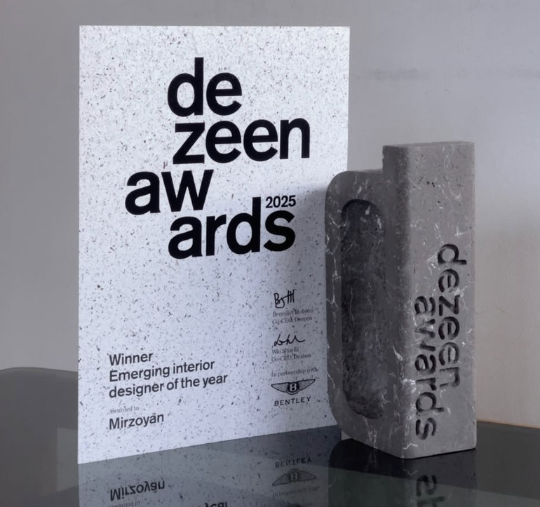 Нагорода Насті Мірзоян на премії Dezeen Awards 2025