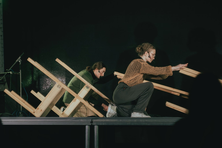 Уривок з п'єси Баланс у прочитанні Артема Вусика у Харкові на Фестивалі перших п'єс