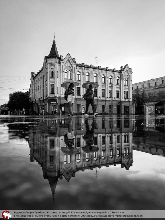 Знімок будинку Гілярія Трибеля у Житомирі