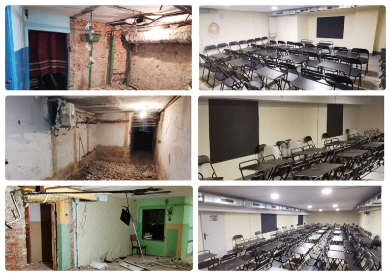 Укриття у чернігівській школі №6