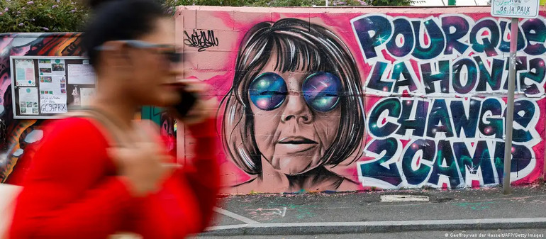 Графіті, присвячені Жизель Пеліко, 2024 рік