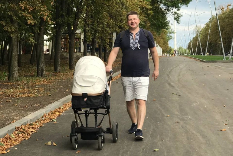 Євген із сином