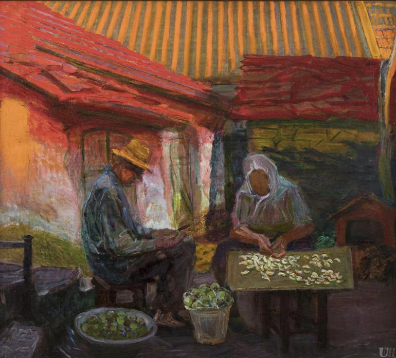 Лимарєв Анатолій, Ріжуть яблука, 1983–1985.