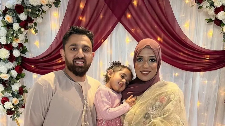 The family who died in India