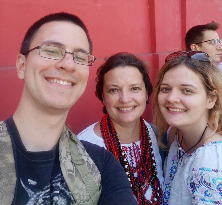 Богдан з письменницею Тамарою Горіха Зерня