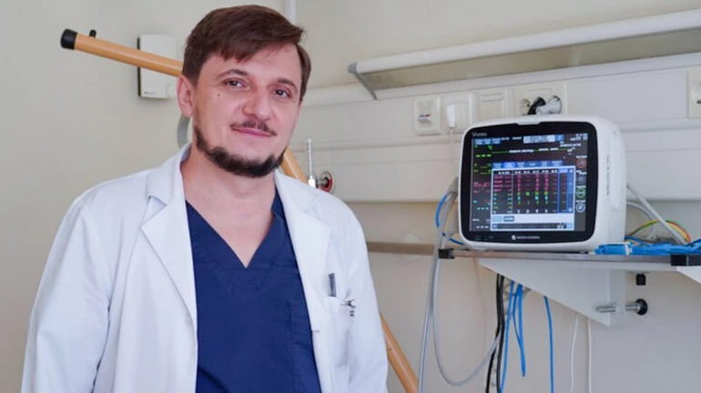 Дмитро Лебединець, керівник інсультного центру клінічної лікарні Феофанія