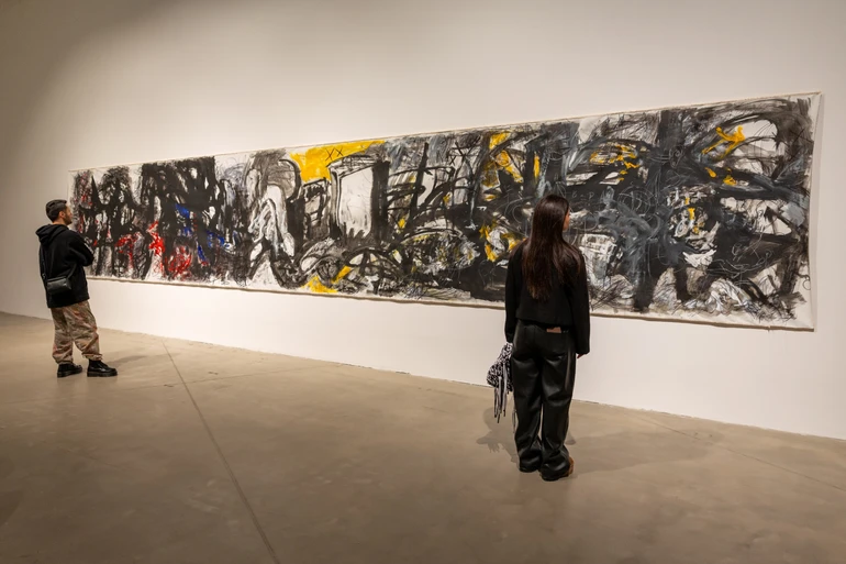 Володимир Будніков, Ландшафт, вид експозиції групової виставки Me and the Ark and the Great Flood (куратор Костянтин Дорошенко) у YARAT Contemporary Art Space, Баку.