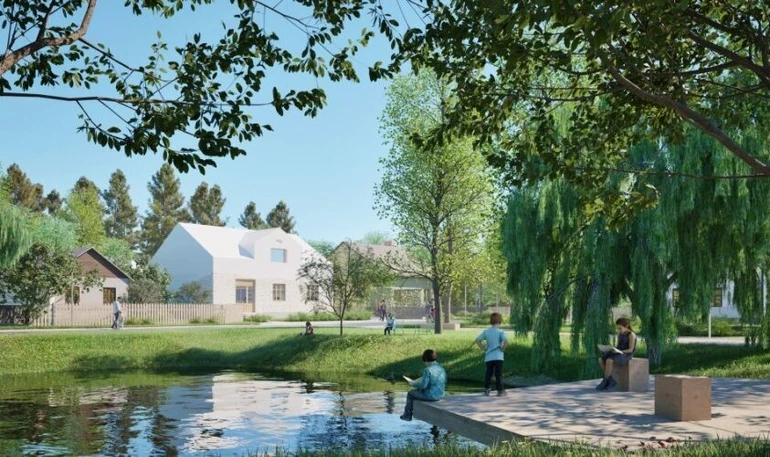 Візуалізація музею від архітектурного бюро, попередньо затверджена Львівською міською радою.