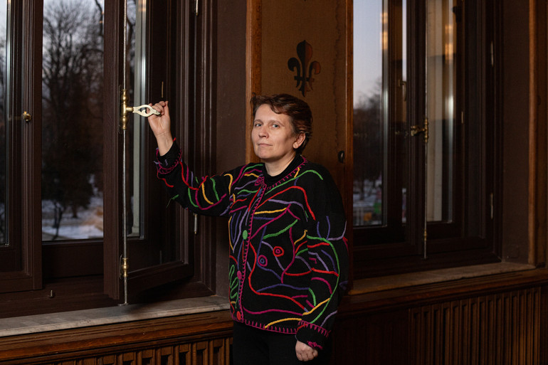Юлія Самойлова показує відреставровані вікна