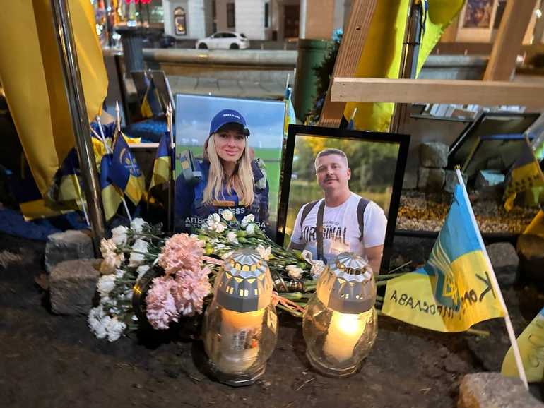 Фото Євгена на Майдані