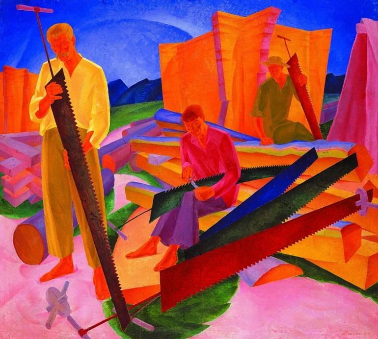 Олександр Богомазов, Пилярі, 1927