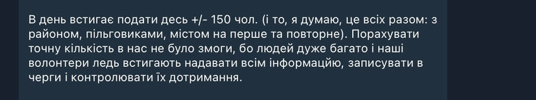 Люди, які називають себе волонтерами, формують черги до ТЦК через Telegram