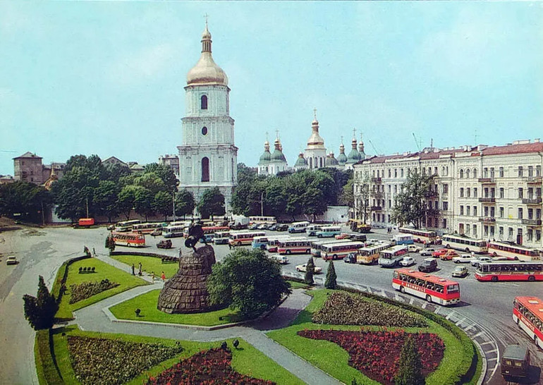 Sofia Square in Soviet times