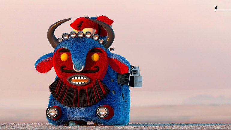 Арткар Синій бик - перший пересувний об'єкт, представлений українцями