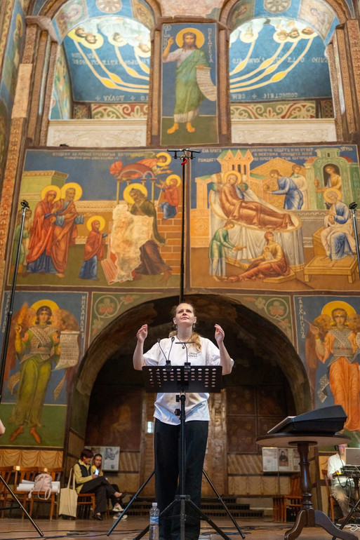 Наталія Хмілевська, художня керівниця вокального ансамблю Partes