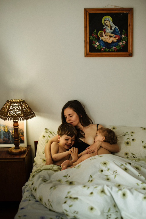 мама з дітьми