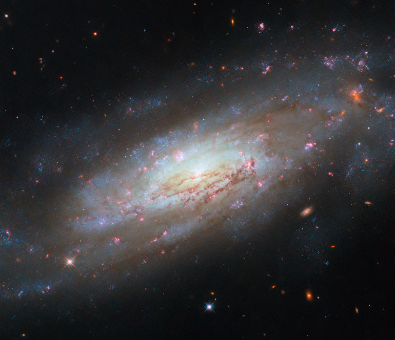 Спіральна галактика NGC 4951 у вирі матерії та енергії
