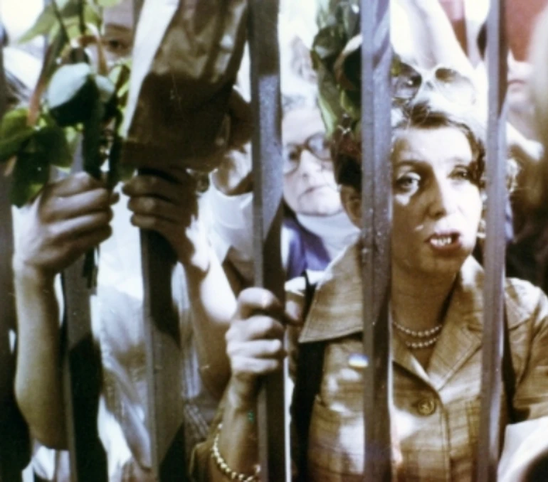 Кадр з фільму Людина із заліза Анджея Вайди