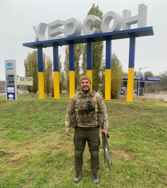 Activist and military Pavlo Petrychenko