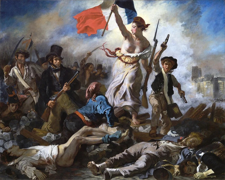 Свобода веде народ (фр. La Liberté guidant le peuple), картина французького художника Ежена Делакруа.
