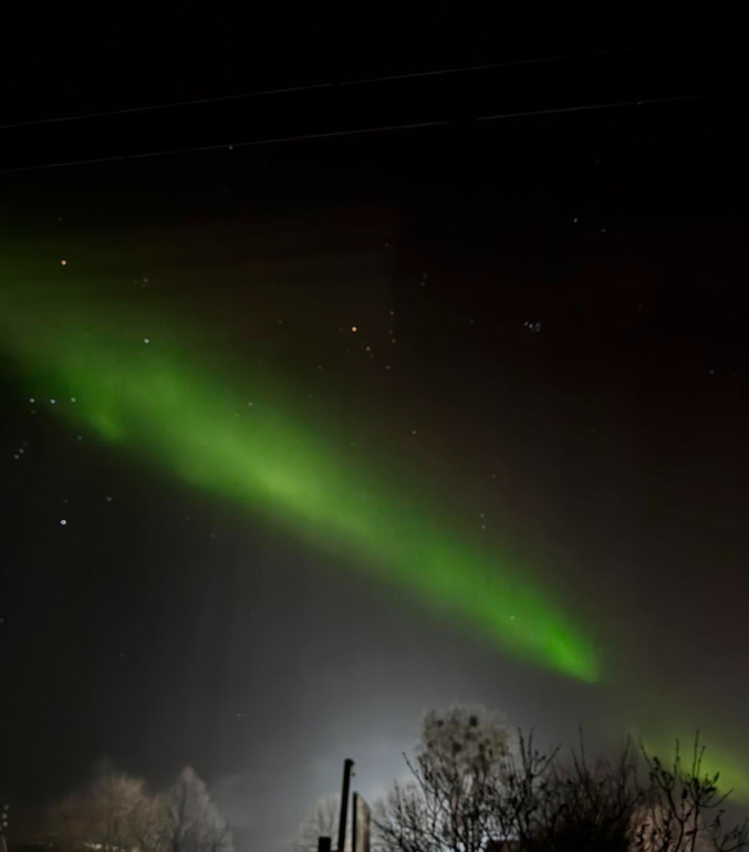 Полярне сяйво над Волинню