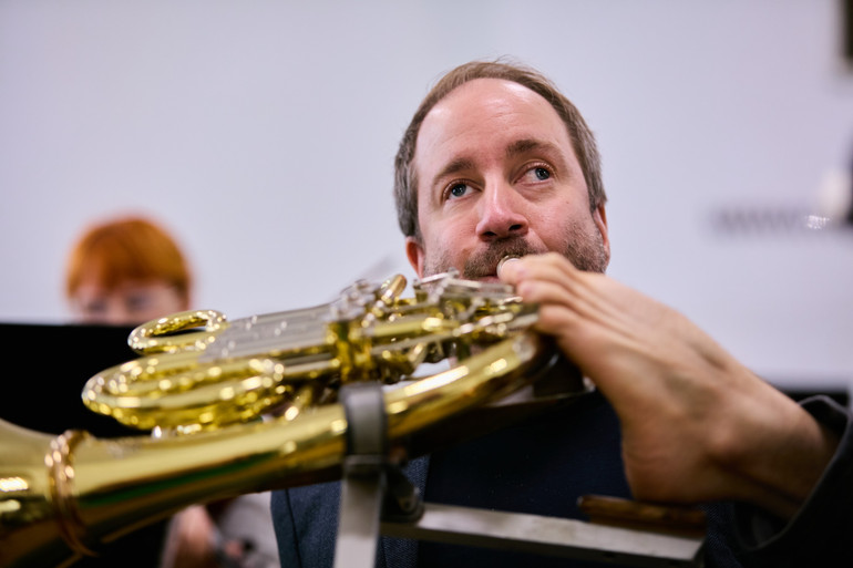 Фелікс Клізер під час репетиції