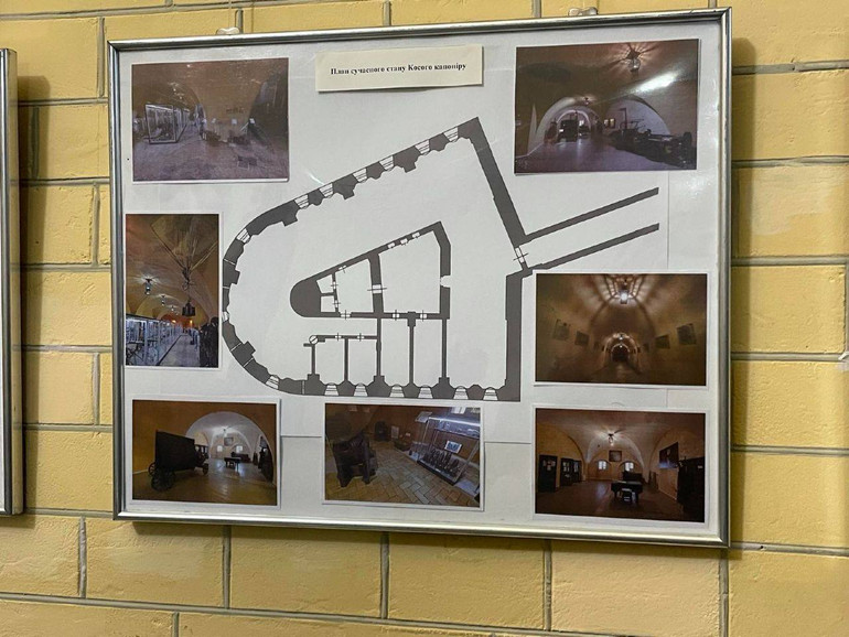The plan of the museum's internal exposition