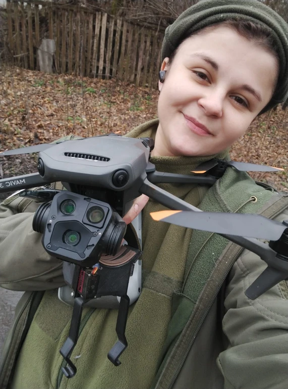 Командирка взводу обслуговування та ремонту БпС 33 ОМБр Марія Йосипович