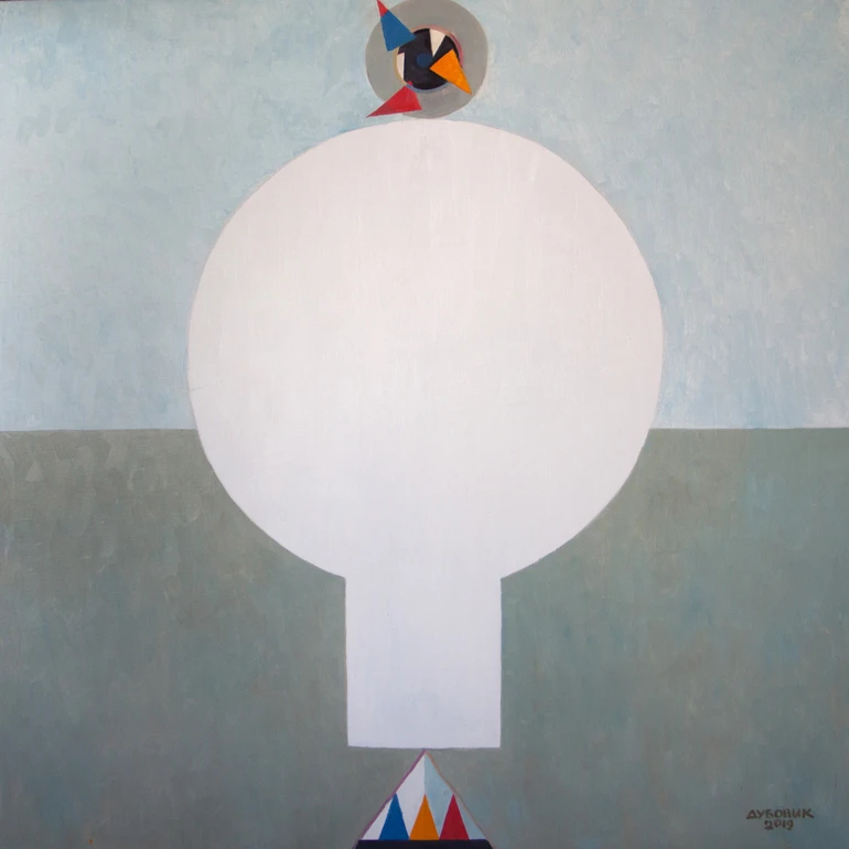 Олександр Дубовик, Мандала, 2019, полотно, олія, 170 × 170 см.