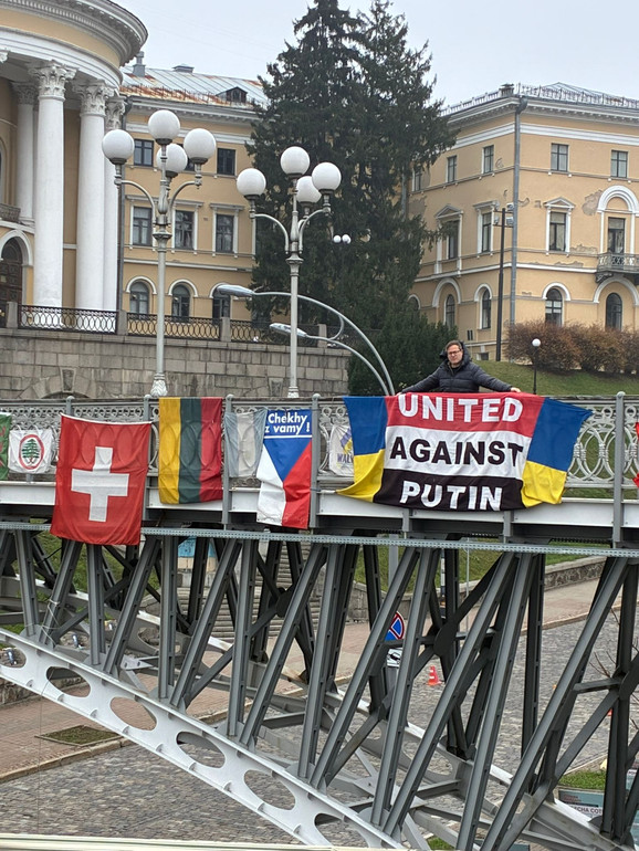 Міло Рау на Майдані Незалежності