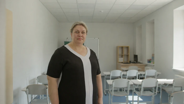 Вчителька початкових класів Ірина Старова