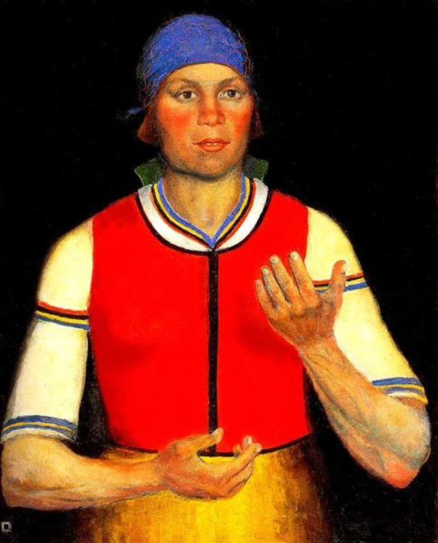 Казимир Малевич “Робітниця”, 1933. З колекції Державного російського музею.