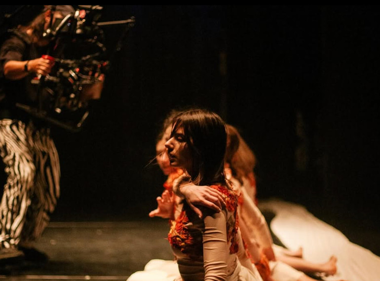 Процес знімання фільму, репетиції до вистави Косачка