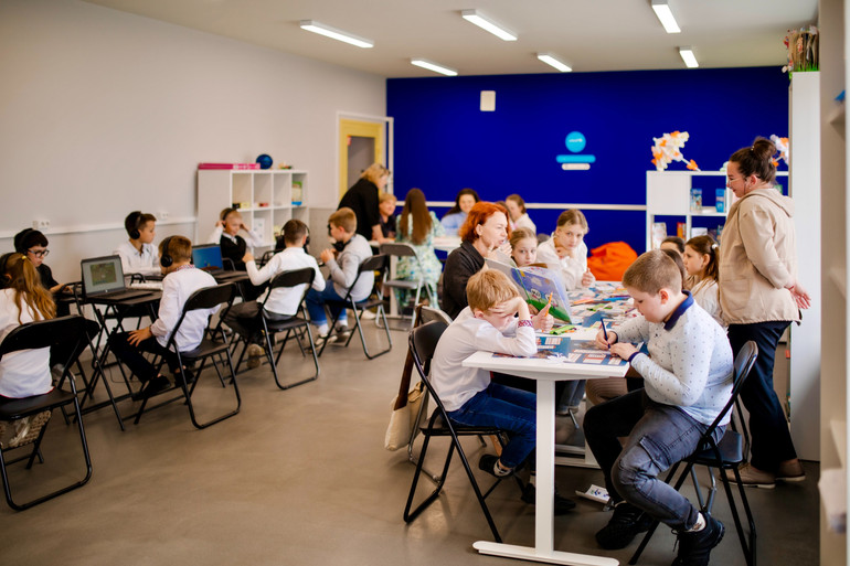 Освітні простори забезпечені технікою та умовами для навчання і дозвілля
