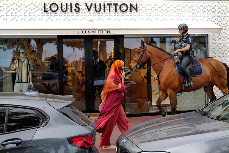 The festival's protection is already patrolling the city