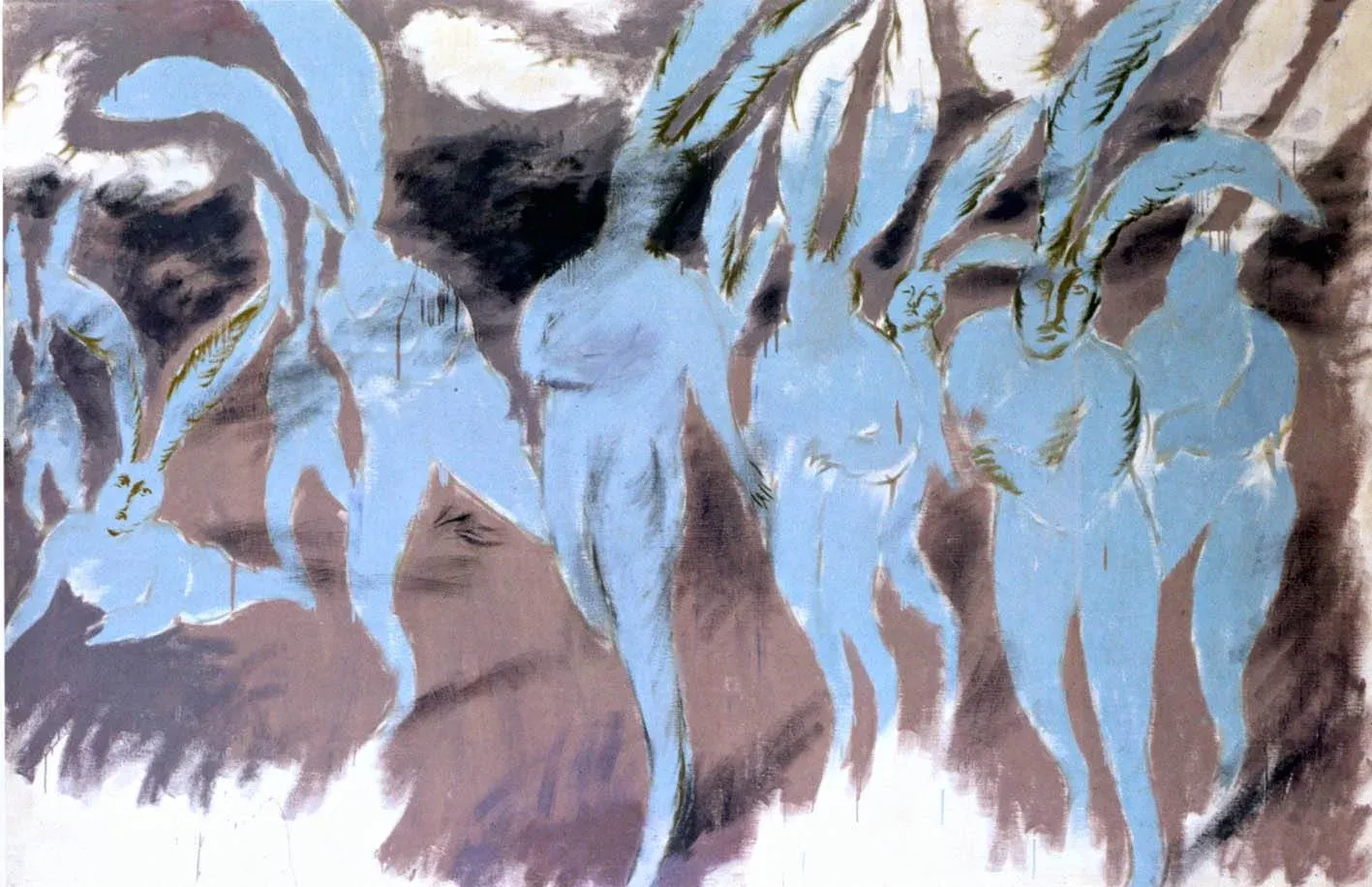 Олег Голосій, "Психоделічна атака блакитних кроликів", 1990.