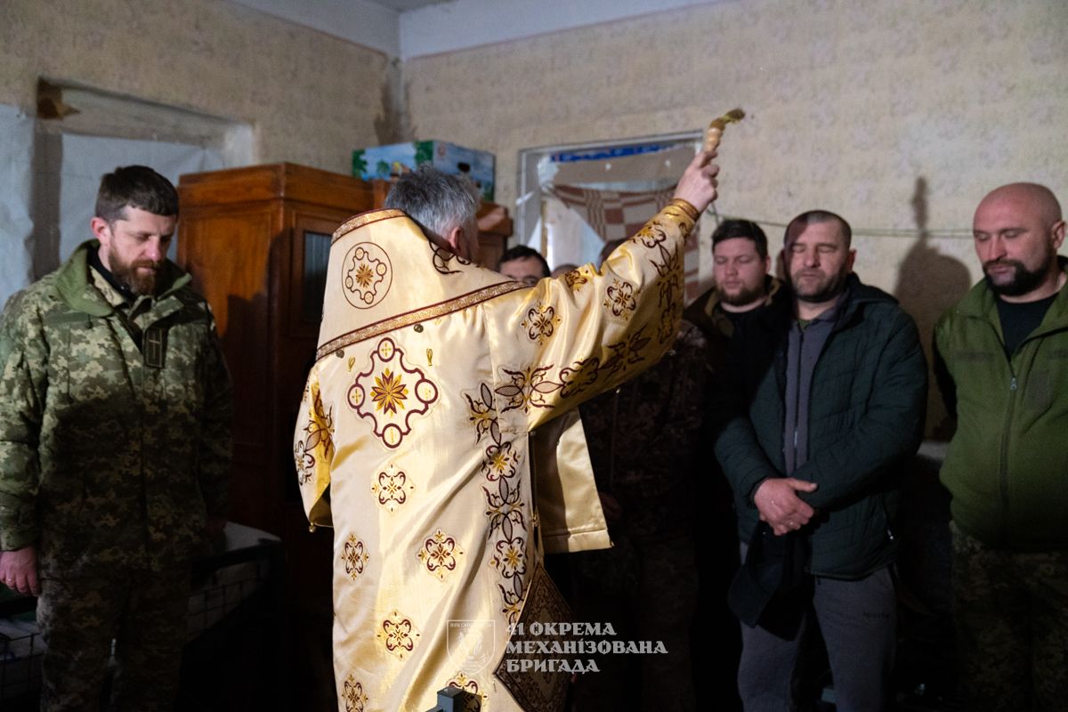 Капенал освячує захисників