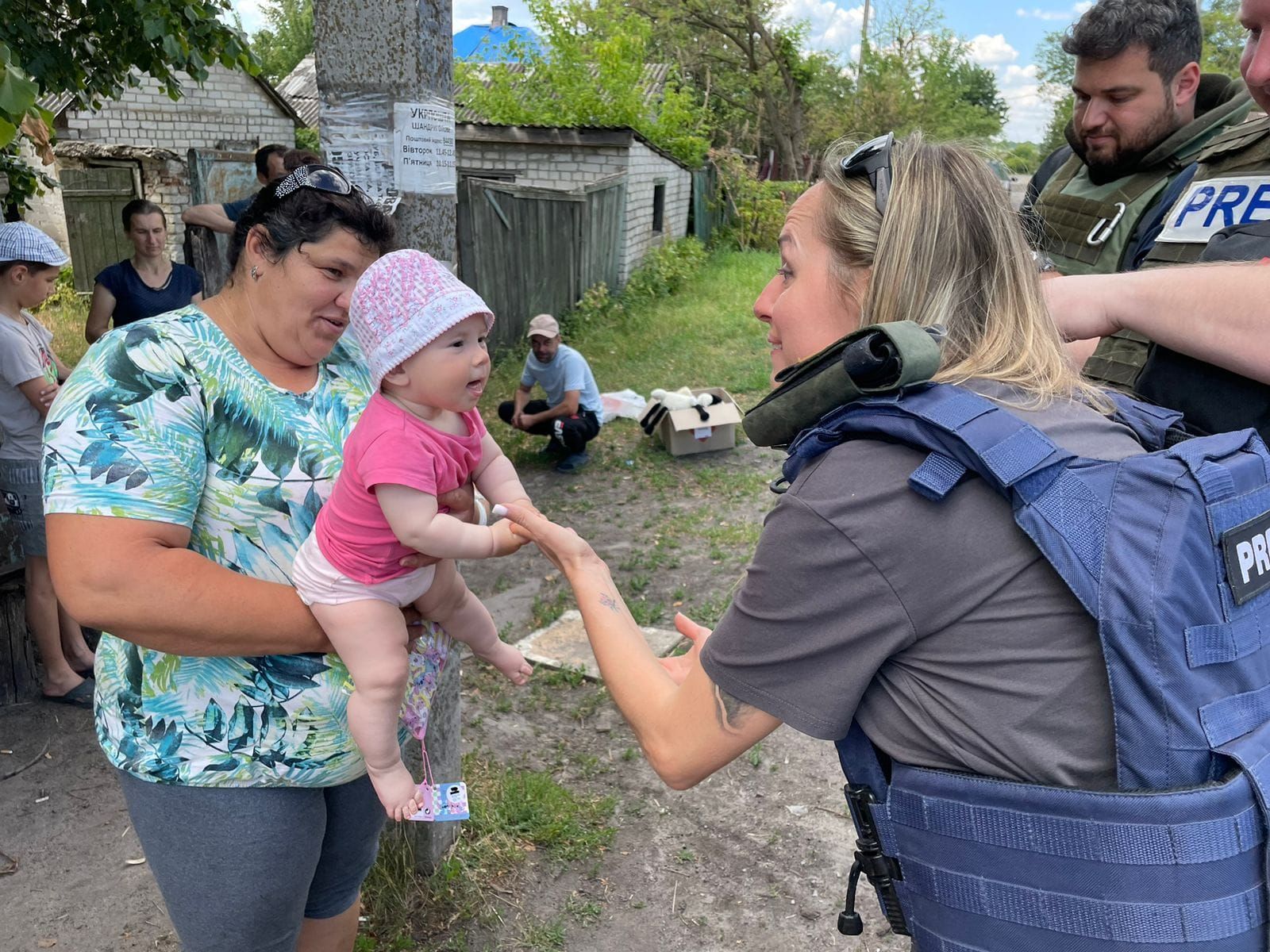 Альона під час роботи