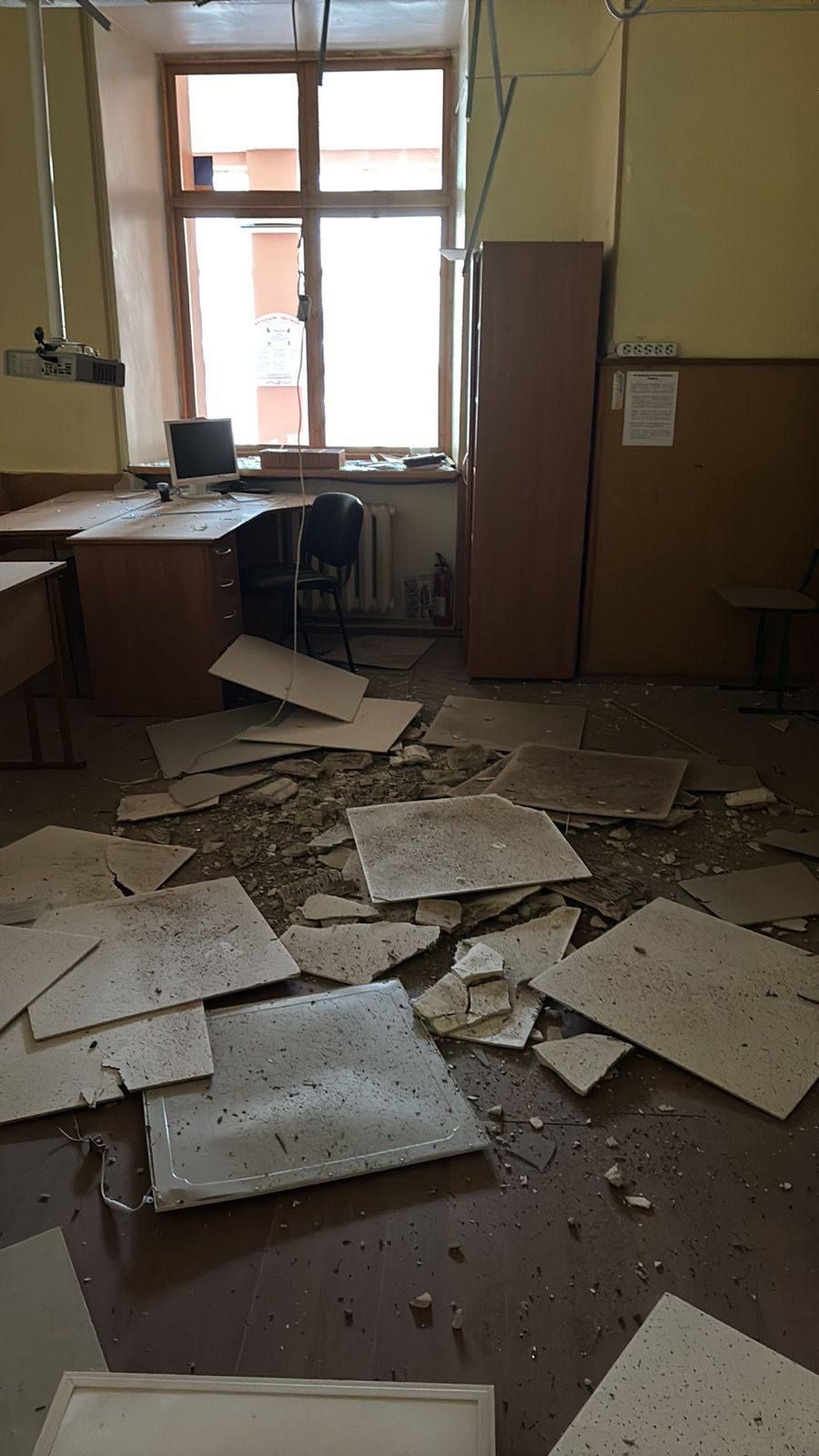 Одеський юридичний ліцей після атаки