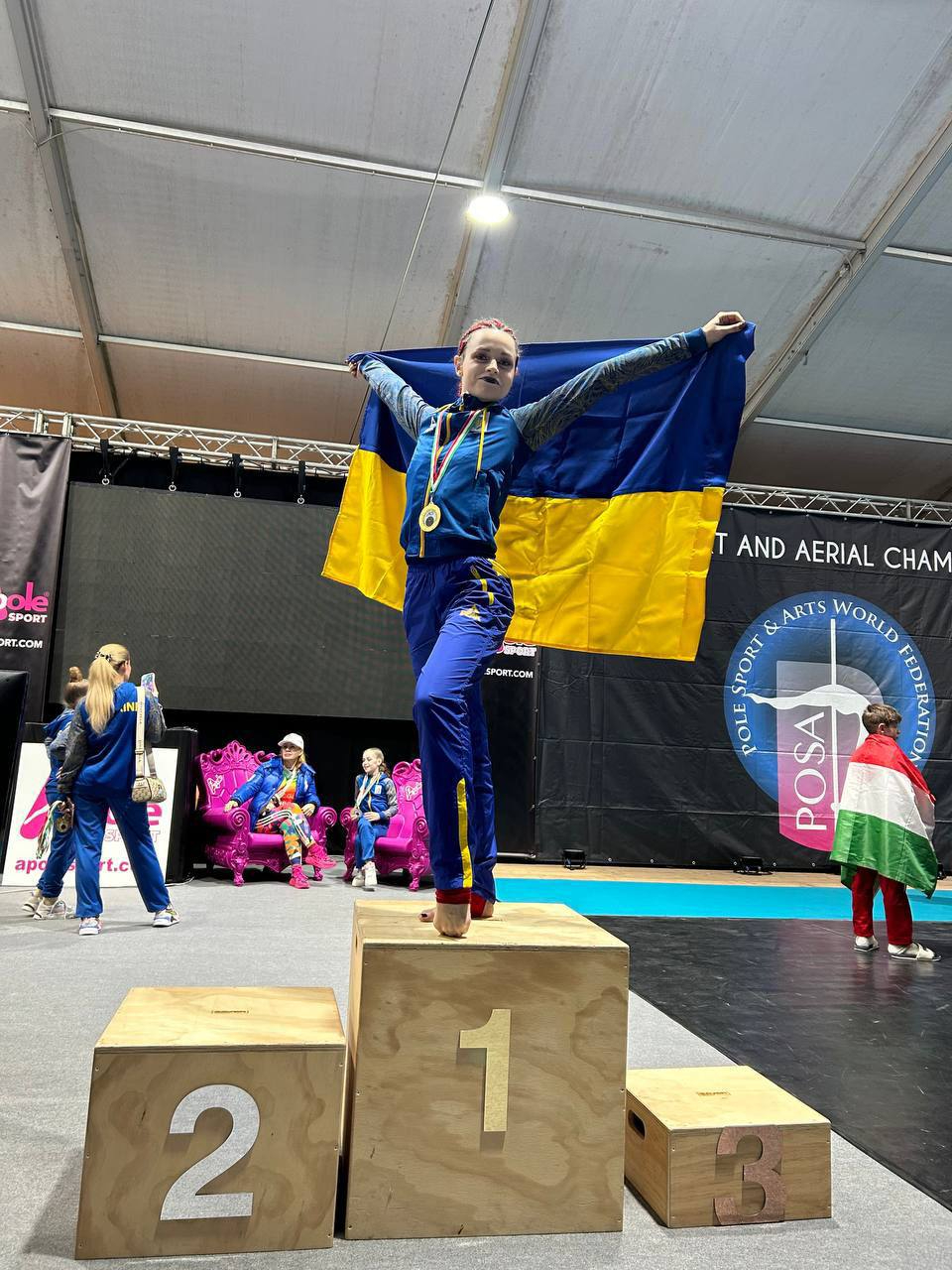 Українська спортсменка на змаганнях