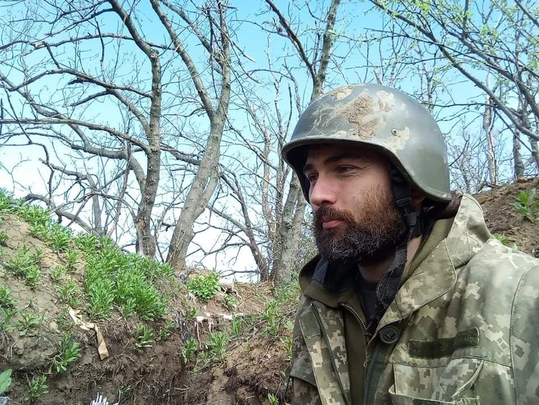 Віталій у 1-й окремій бригаді спеціального призначення імені Івана Богуна, весна 2022