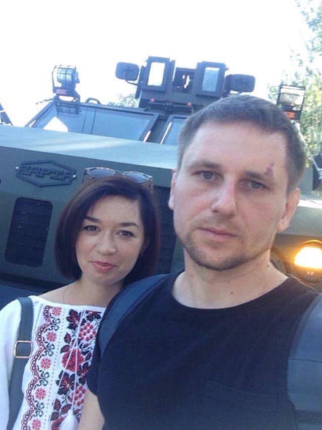 Олександр Цахнів із дружиною