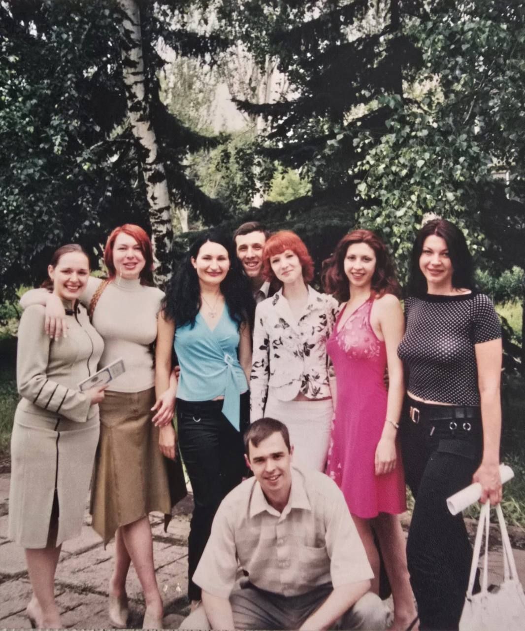 Альона з однокурсниками