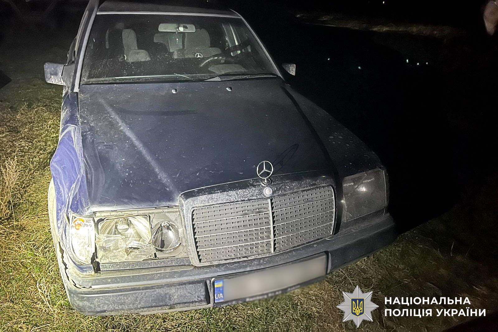 Автівка після ДТП з оленем