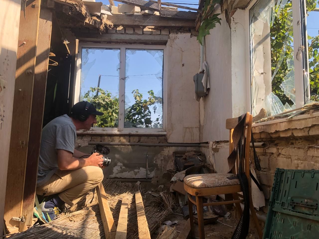 Фотограф під час роботи