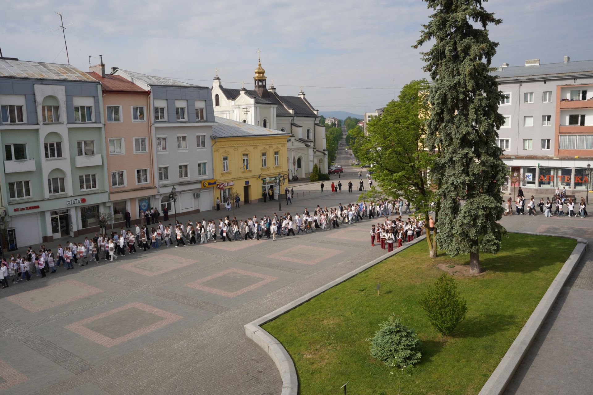 Міська площа в Дрогобичі