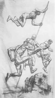 " Чотири візерунки фресок", Романо Дацці. Категорія "Малюнки та акварель"