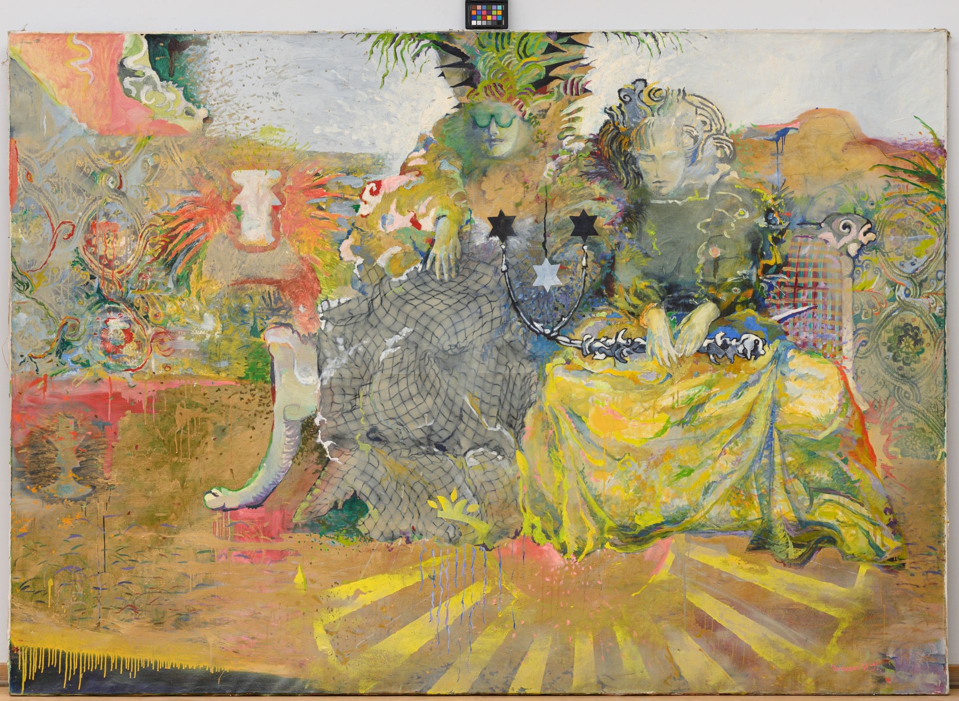 Ілля Чичкан та Тетяна Іляхова, "Коханки Кирила", 1991. З колекції Національного художнього музею України.